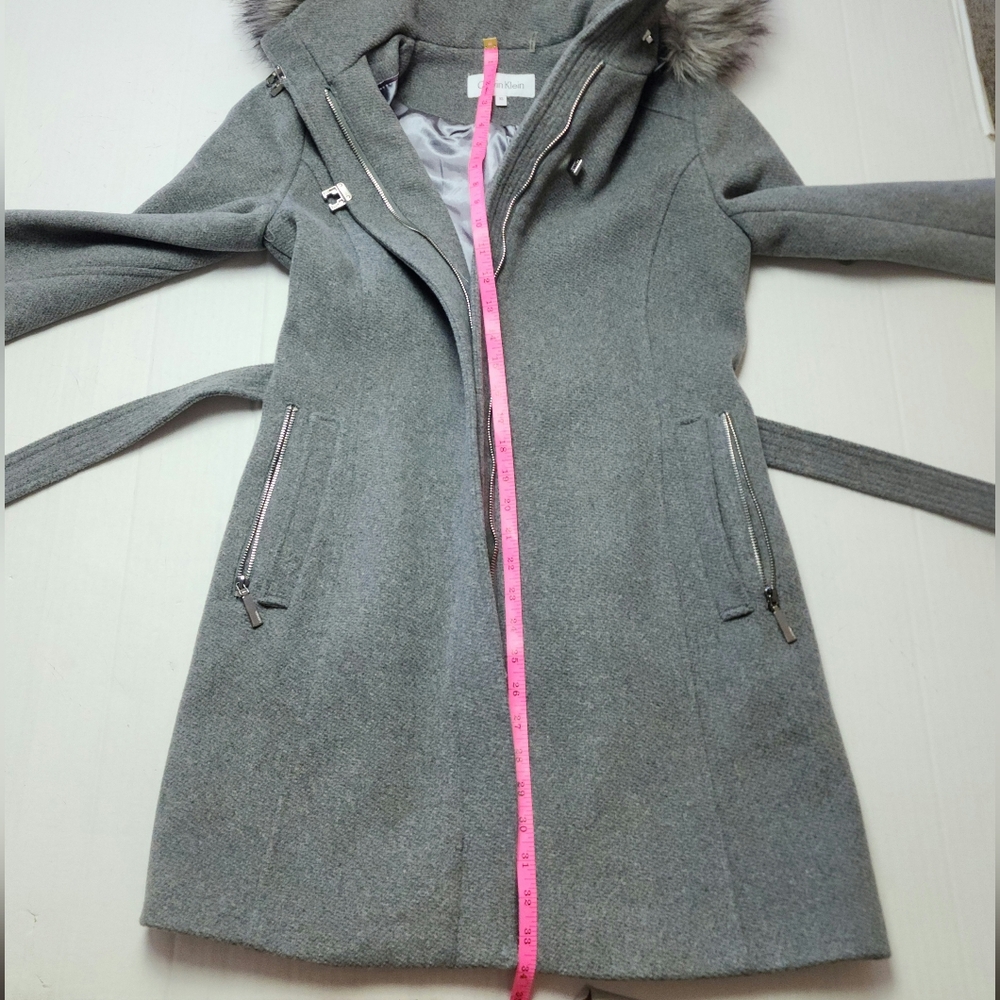 NEW! Calvin Klein Wool Coat - Picture 14 of 16
